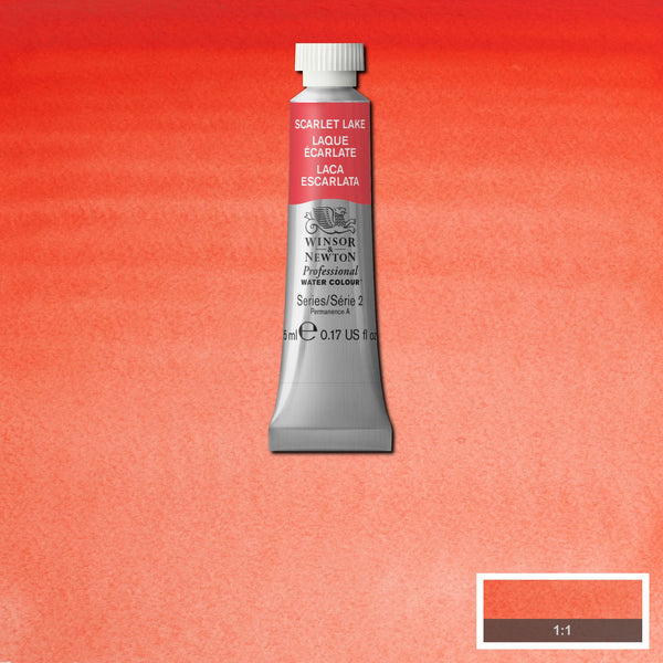 Winsor & Newton Professional Watercolour Scarlet Lake - Series 2 - 5ml tube (603)