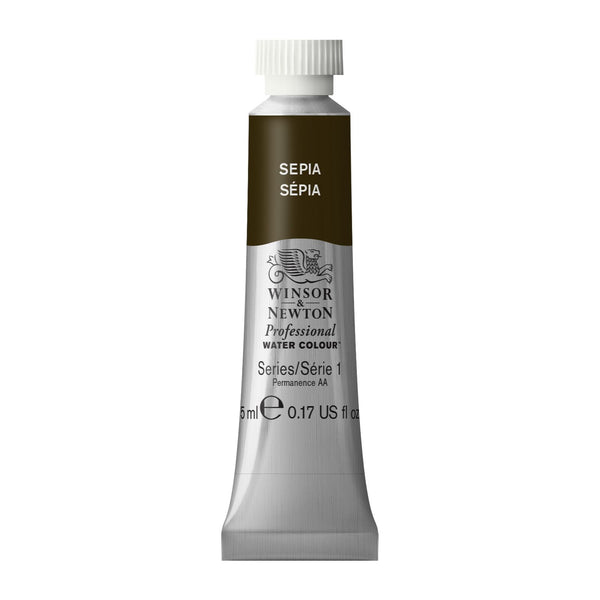 Winsor & Newton Professional Watercolour Sepia -Series 1 - 5ml tube (609)