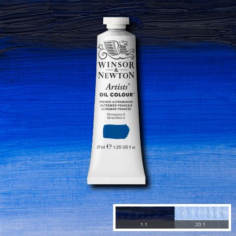 Winsor Newton Artist Oil French Ultramarine 263 - Series 2 - 37ml tube