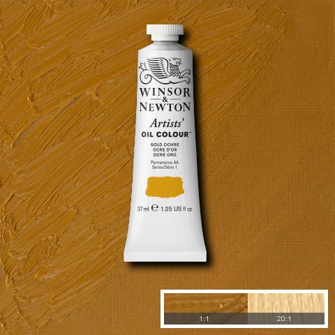 Winsor Newton Artist Oil Gold Ochre 285 - Series 1 - 37ml tube