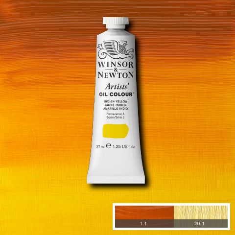 Winsor Newton Artist Oil Indian Yellow 319 - Series 2 - 37ml tube