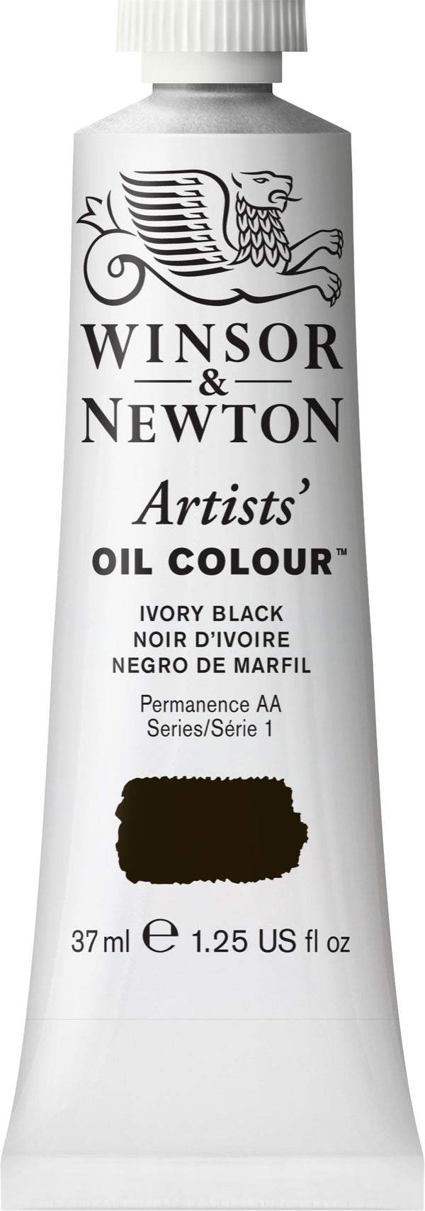 Winsor Newton Artist Oil Ivory Black 331 - Series 1 - 37ml tube