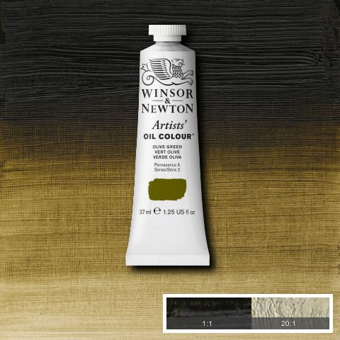 Winsor Newton Artist Oil Olive Green 447 - Series 2 - 37ml tube