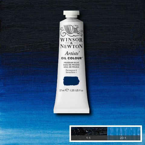 Winsor Newton Artist Oil Prussian Blue 538 - Series 1 - 37ml tube