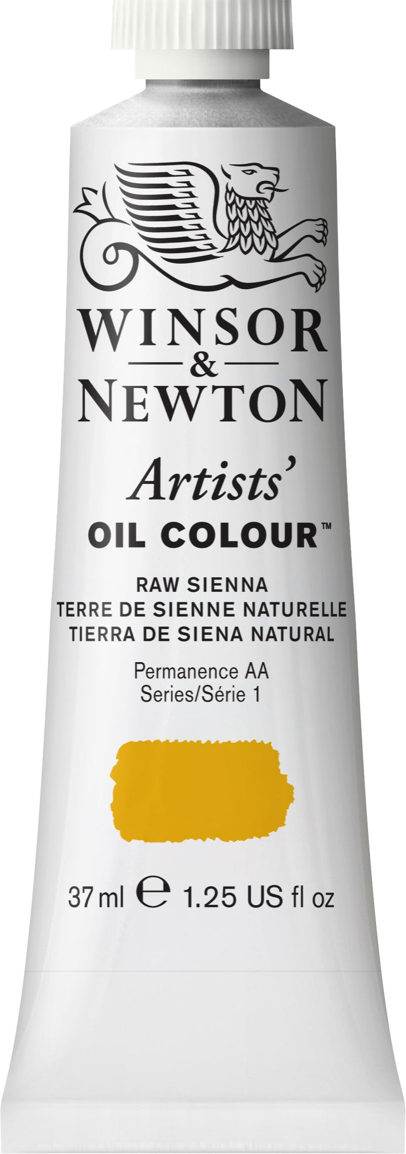 Winsor Newton Artist Oil Raw Sienna 552 - Series 1 - 37ml tube