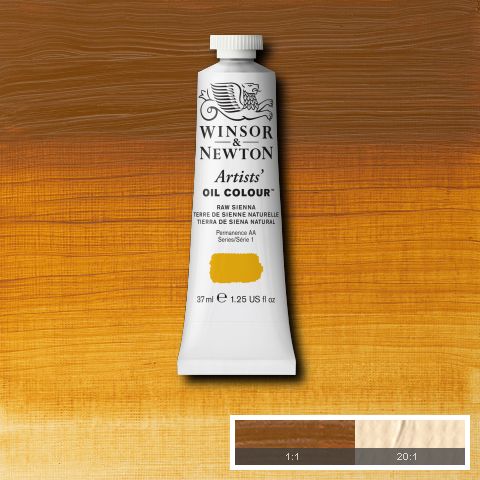 Winsor Newton Artist Oil Raw Sienna 552 - Series 1 - 37ml tube