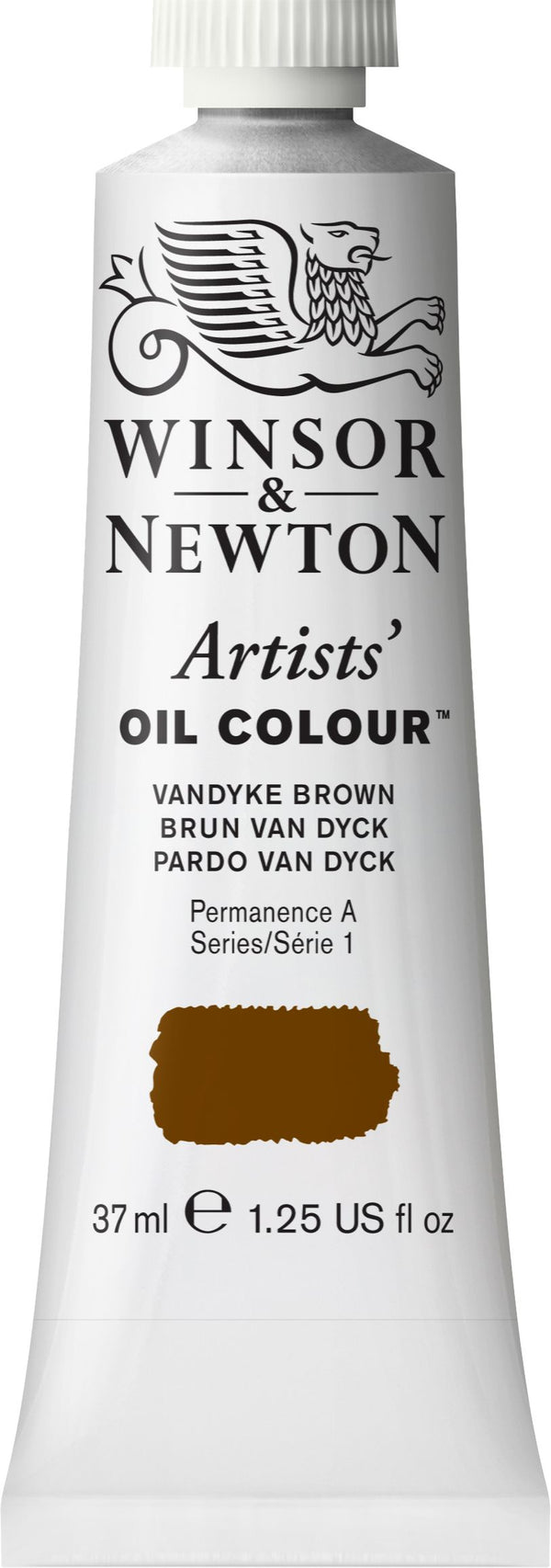 Winsor Newton Artist Oil Vandyke Brown 676 - Series 1 - 37ml tube