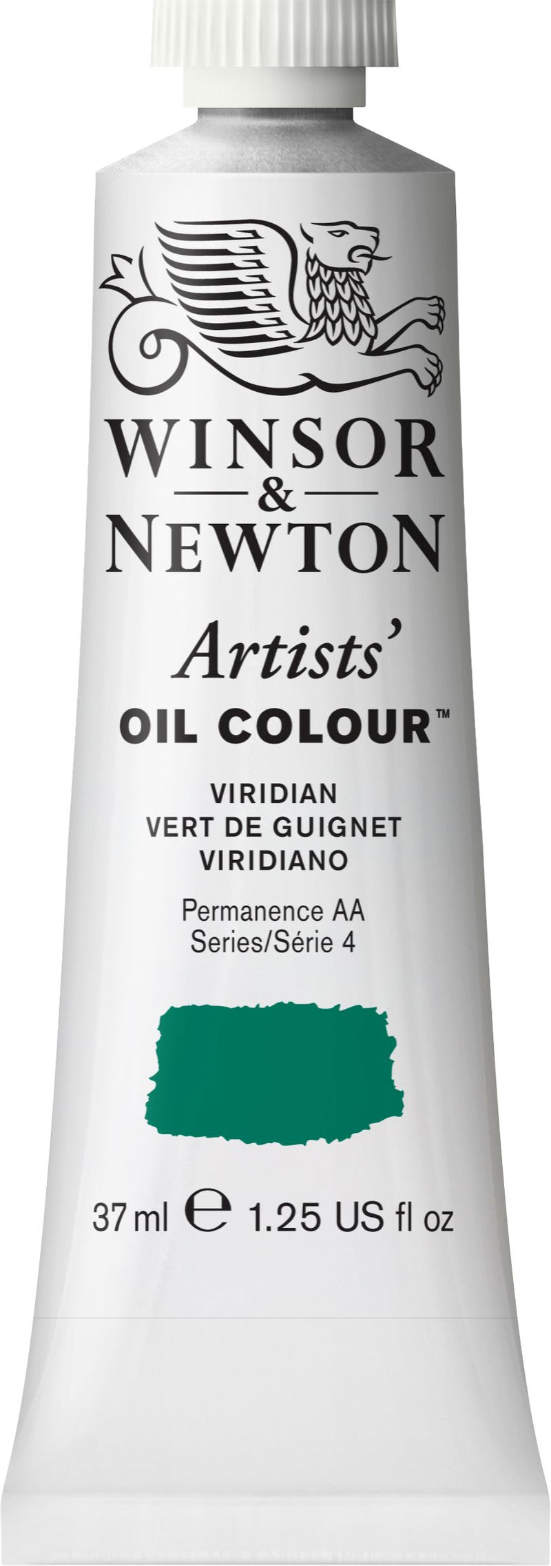 Winsor Newton Artist Oil Viridian 692 - Series 4 - 37ml tube