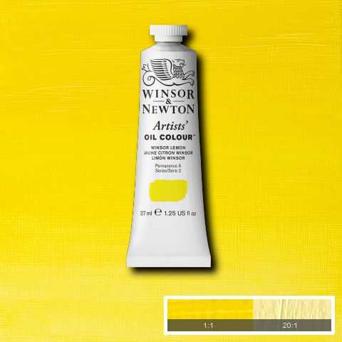 Winsor Newton Artist Oil Winsor Lemon 722 - Series 2 - 37ml tube