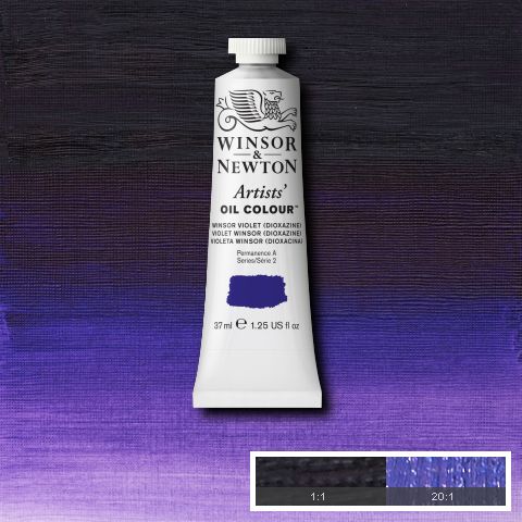 Winsor Newton Artist Oil Winsor Violet (Dioxazine) 733 - Series 2 - 37ml tube