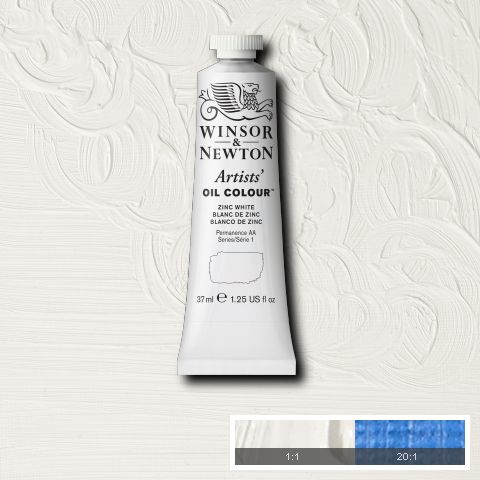 Winsor Newton Artist Oil Zinc White 748 - Series 1 - 37ml tube