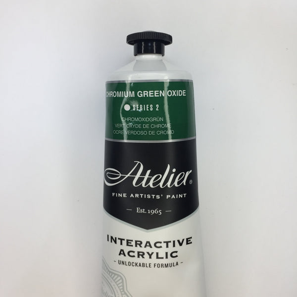 Atelier Interactive Artist Acrylic Chromium Green Oxide - Series 2  - 80ml tube