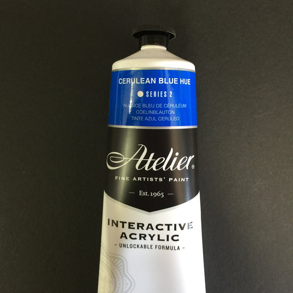 Atelier Interactive Artist Acrylic - Cerulean Blue Hue - 80ml tube 