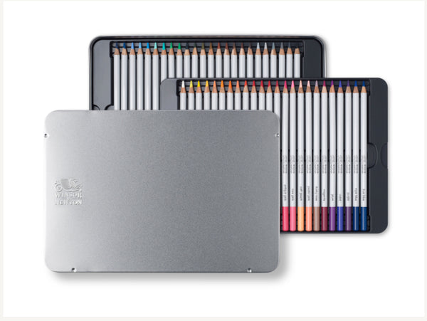  Winsor & Newton: Studio Coloured Pencils tin -Set of 48