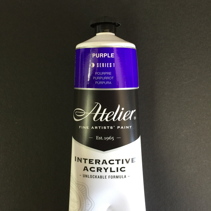 Atelier Interactive Artist Acrylic - Purple - 80ml tube 