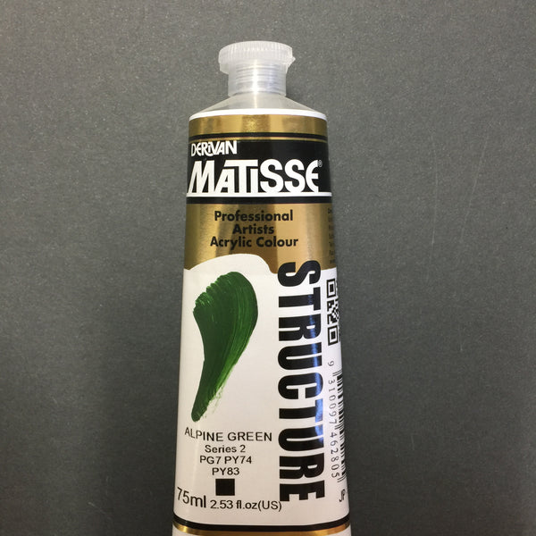 Matisse Structure Alpine Green 75ml tube 