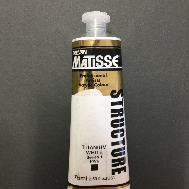 Matisse Structure Titanium White 75ml tube 