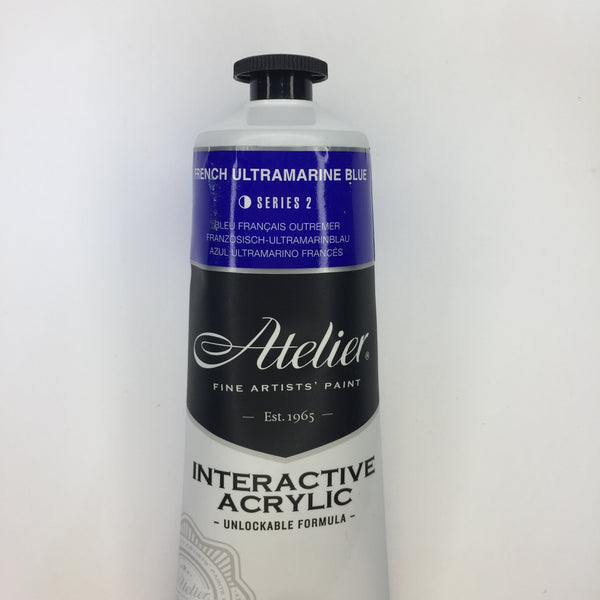 Atelier Interactive Artist Acrylic French Ultramarine Blue - Series 2  - 80ml tube