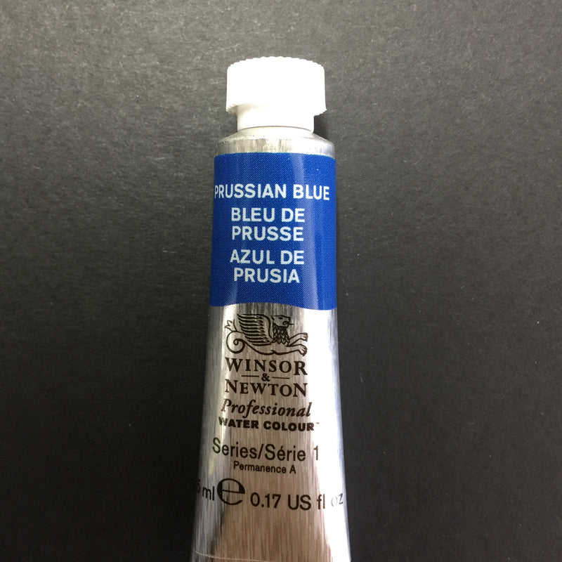 Winsor & Newton Professional Watercolour Prussian Blue - Series 1 - 5ml tube (538)