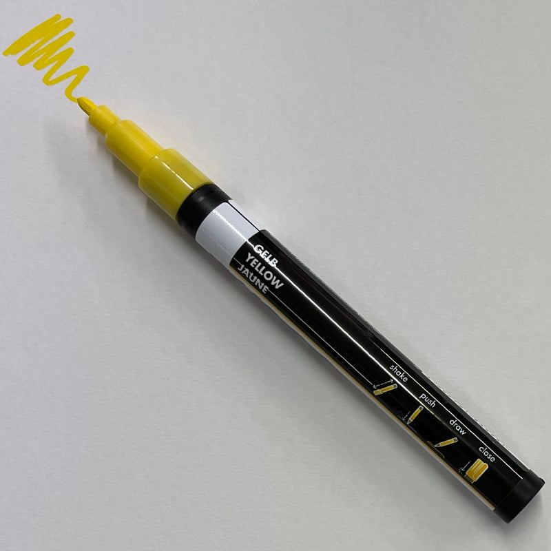 Marabu YONO 019 Yellow (FINE) Acrylic Marker