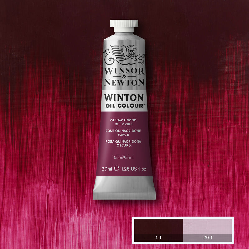 Winton Oil Colour Quinacridone Deep Pink - 37ml tube
