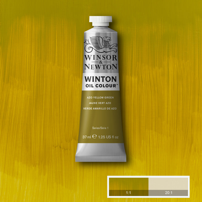 Winton Oil Colour Azo Yellow Green  - 37ml tube