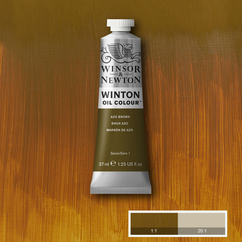 Winton Oil Colour Azo Brown - 37ml tube