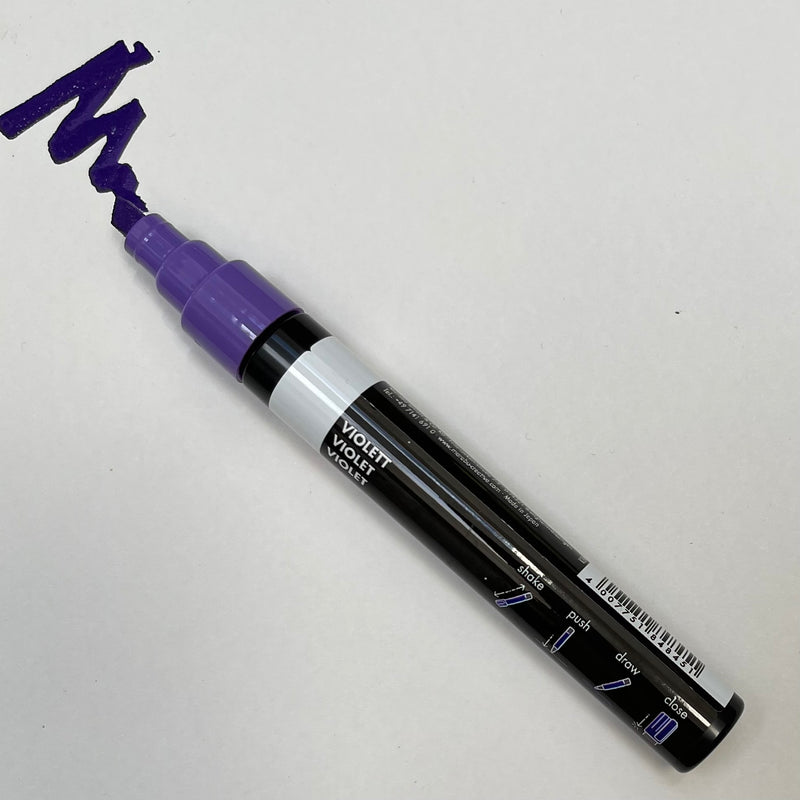 Marabu YONO 251 Violet (CHISEL) Acrylic Marker