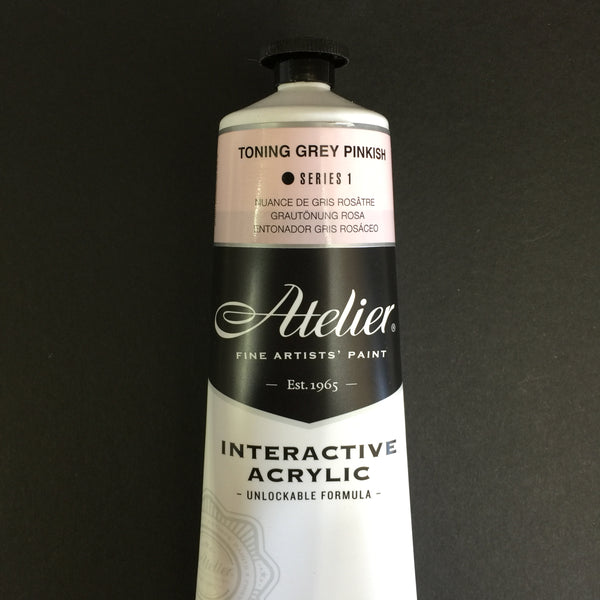 Atelier Interactive Artist Acrylic - Toning Grey Pinkish - 80ml tube 
