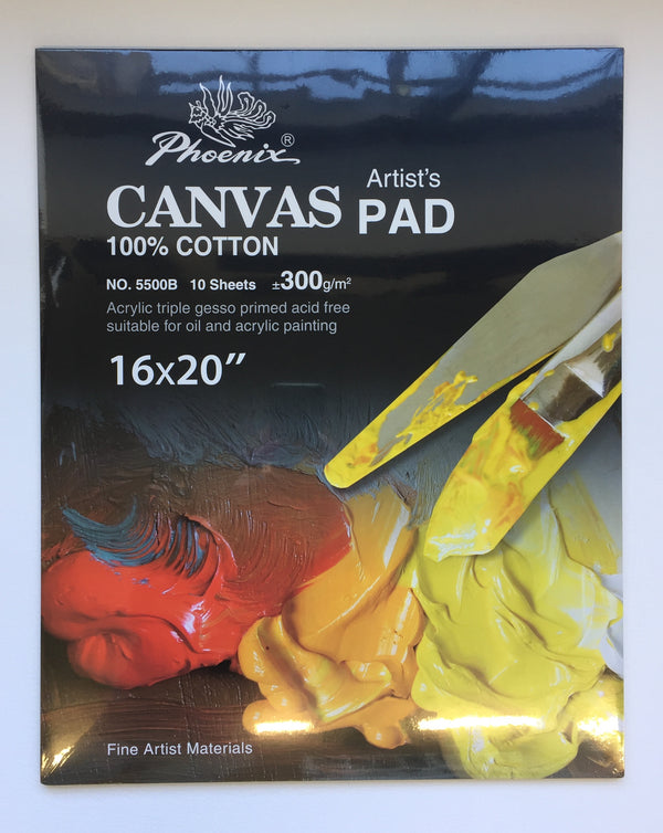 Phoenix Canvas Grain Pad 16x20 inch - 300gsm (10 sheets)
