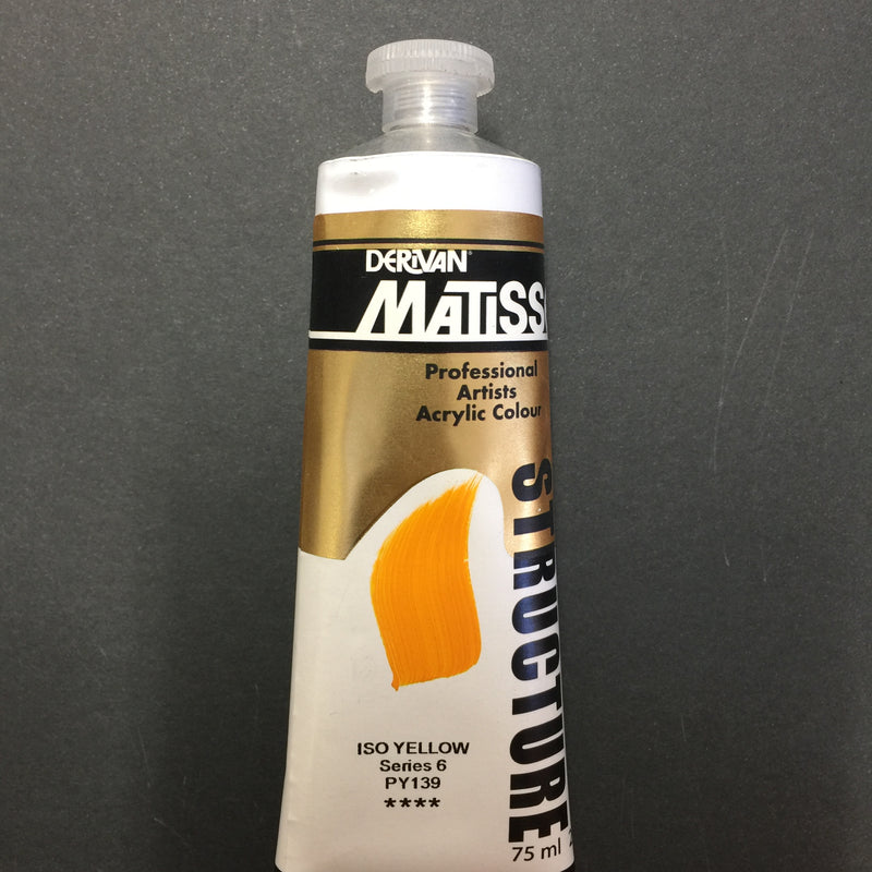 Matisse Structure Iso Yellow 75ml tube 