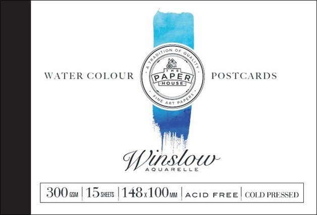 Winslow Watercolour POSTCARD Pad A6 - 300gsm