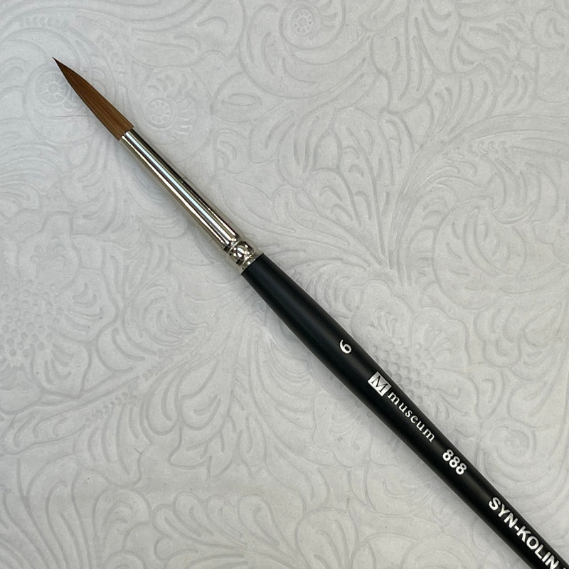 Museum S888 Syn-Kolin Round Brush - #6