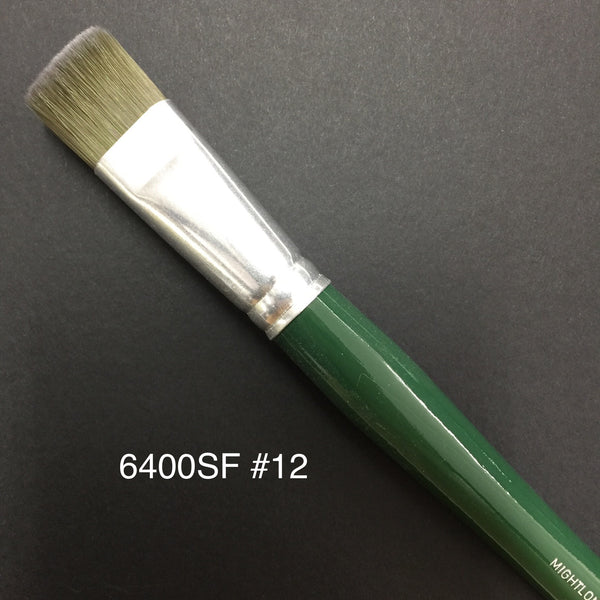 6400SF Square Filbert Mightlon Brush - #12