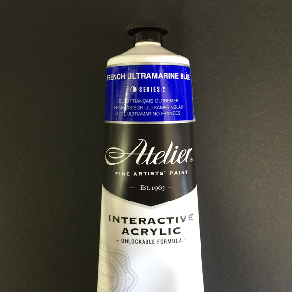 Atelier Interactive Artist Acrylic - French Ultramarine Blue - 80ml tube 