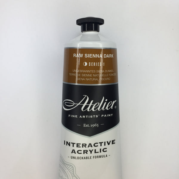 Atelier Interactive Artist Acrylic Raw Sienna Dark - Series 1  - 80ml tube