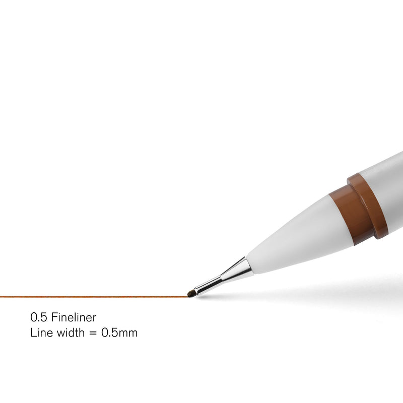 Winsor & Newton Fineliner 0.5 SEPIA