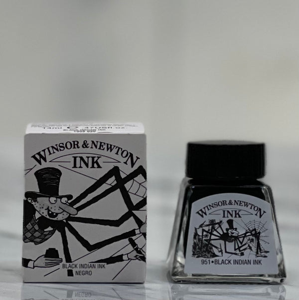 Winsor & Newton Ink - 951 Black Indian Ink - 14ml (030)