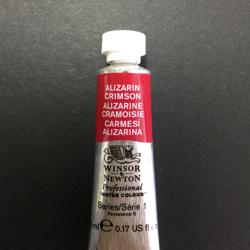 Winsor & Newton Professional Watercolour Alizarin Crimson - Series 1 - 5ml tube 