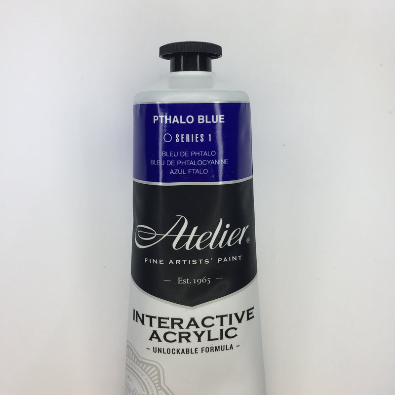 Atelier Interactive Artist Acrylic Pthalo Blue - Series 1  - 80ml tube