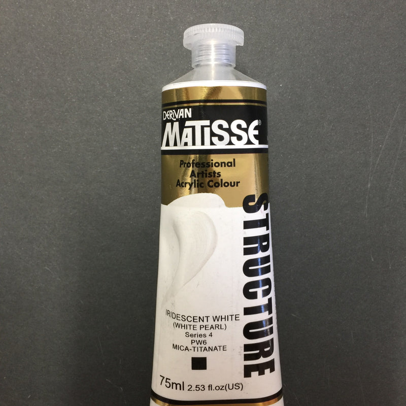 Matisse Structure Iridescent White 75ml tube 