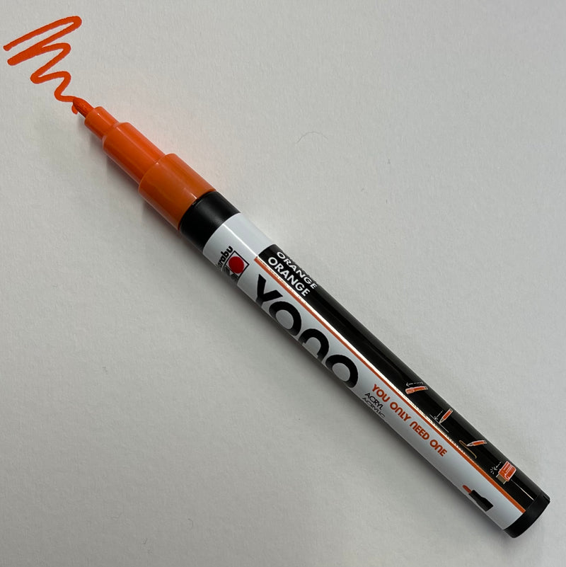 Marabu YONO 013 Orange (FINE) Acrylic Marker