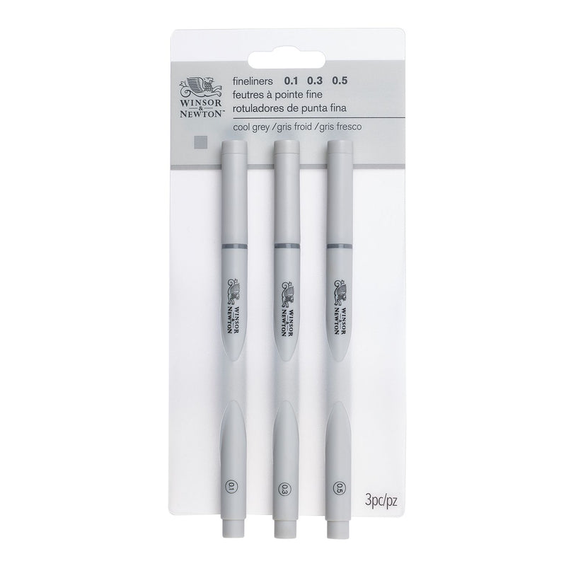 Winsor & Newton Fineliner COOL GREY (Set of 3)