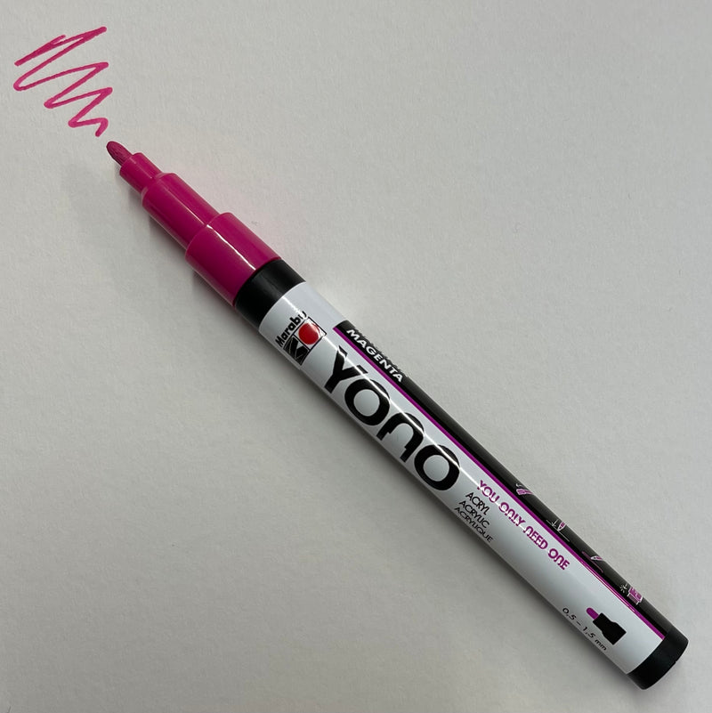 Marabu YONO 014 Magenta (FINE) Acrylic Marker