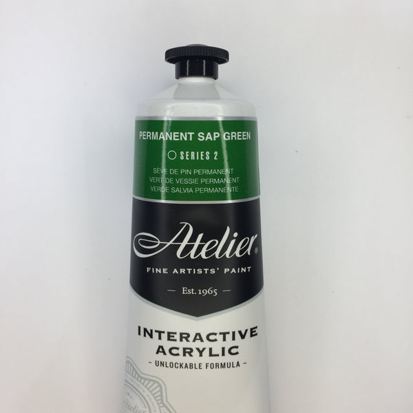 Atelier Interactive Artist Acrylic Permanent Sap Green - Series 2  - 80ml tube