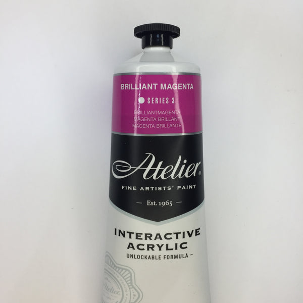 Atelier Interactive Artist Acrylic Brilliant Magenta - Series 3  - 80ml tube