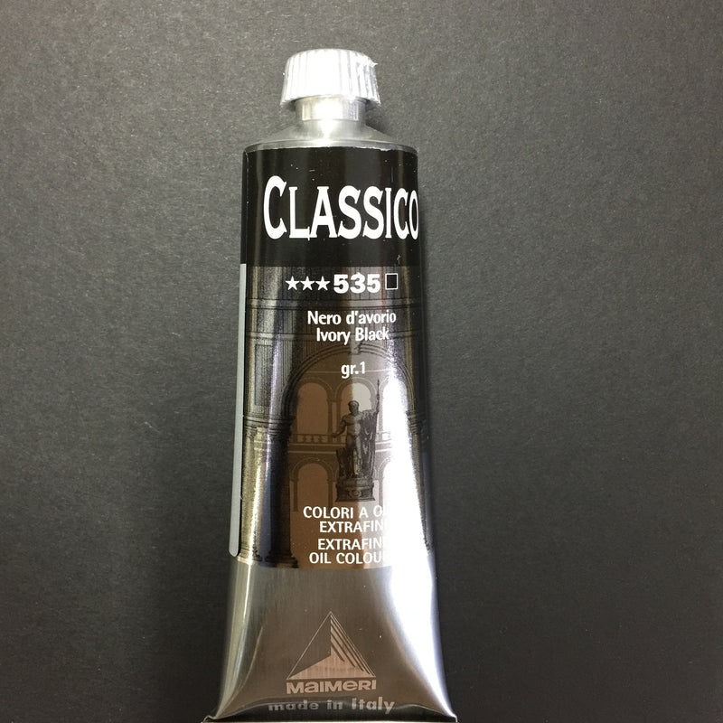 Maimeri Classico Oil Ivory Black - 60ml tube 