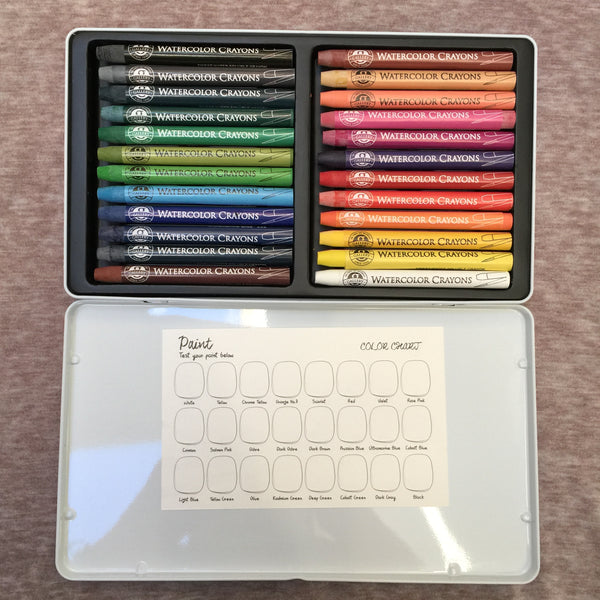 Gallery Watercolour Crayons - 24 set
