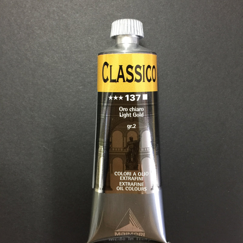 Maimeri Classico Oil Light Gold - 60ml tube 