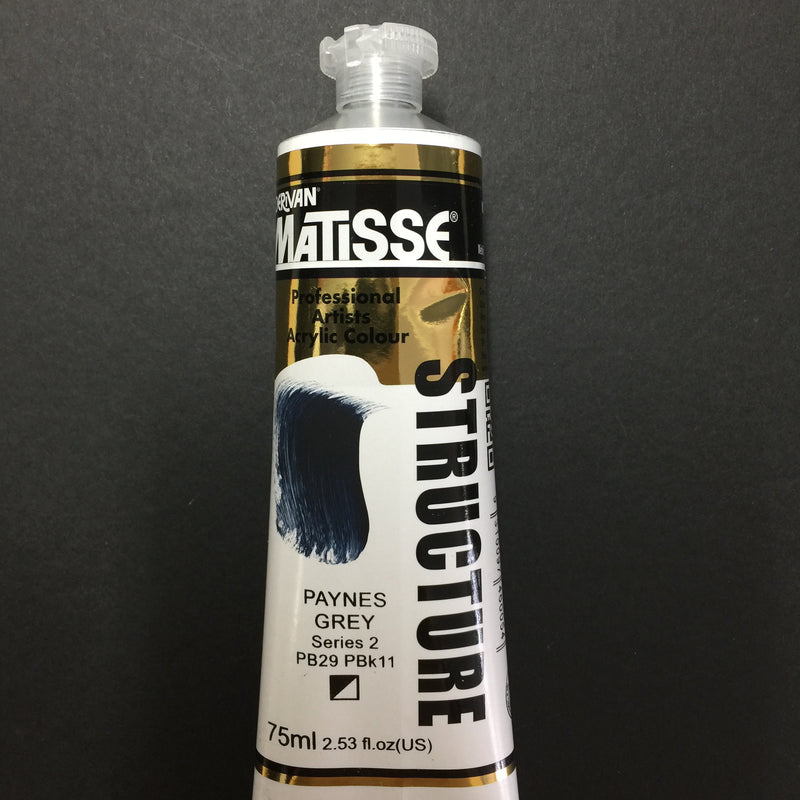 Matisse Structure Paynes Grey 75ml tube 